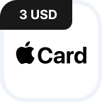 Apple Card US 3 USD фото