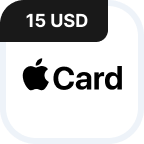 Apple Card US 15 USD фото