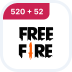 Free Fire 520 + 52 Diamonds фото
