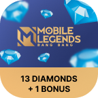 Mobile Legends Diamonds 13 Diamonds + 1 Bonus фото