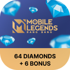 Mobile Legends Diamonds 64 Diamonds + 6 Bonus фото