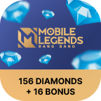 Mobile Legends Diamonds 156 Diamonds + 16 Bonus фото