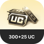 PUBG Mobile 300 + 25 UC фото